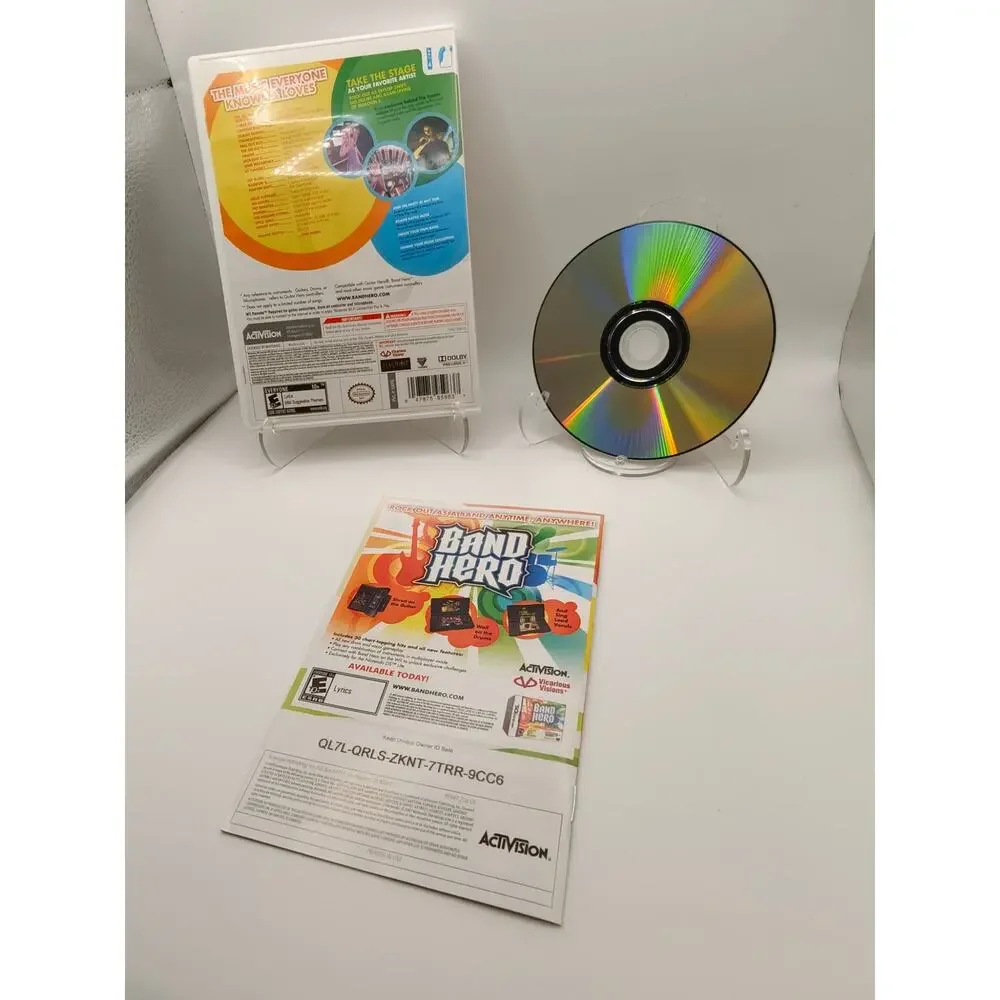 Band Hero (Nintendo Wii) CIB Complete Tested Activision